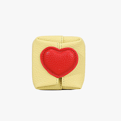 🥹💖A small, divine luxury gift for jewelry lovers --Sweetheart Mini Leather Clutch✨