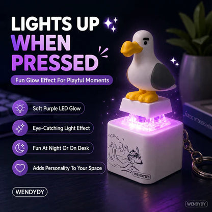 Mine Bird Voice-Activated Light-Up Electronic Keychain